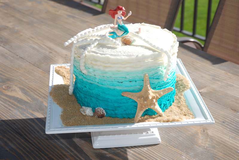 Ariel Birthday Cake