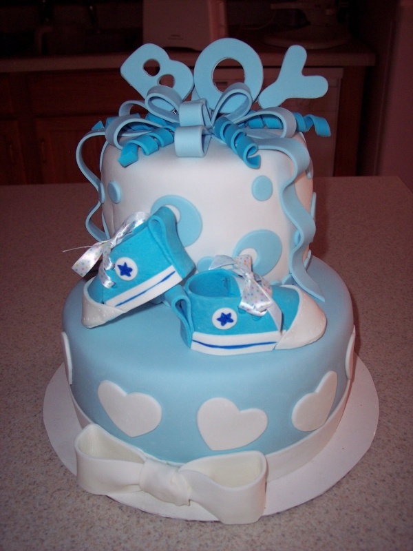 Baby Boy Shower Cake Idea