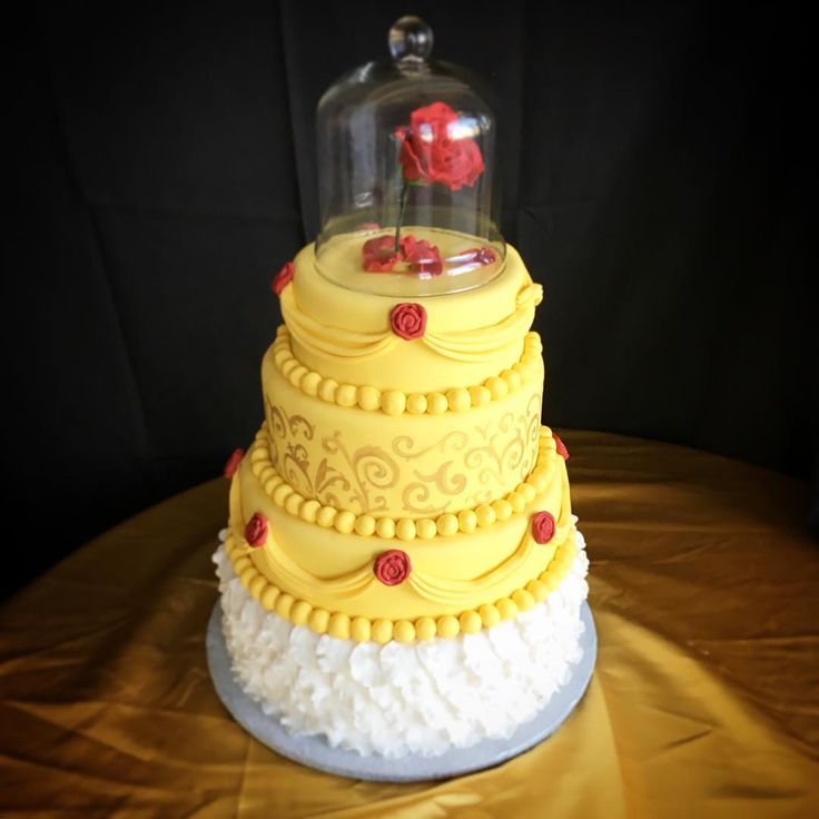 Beauty and the Beast Cake Birthday Cakes