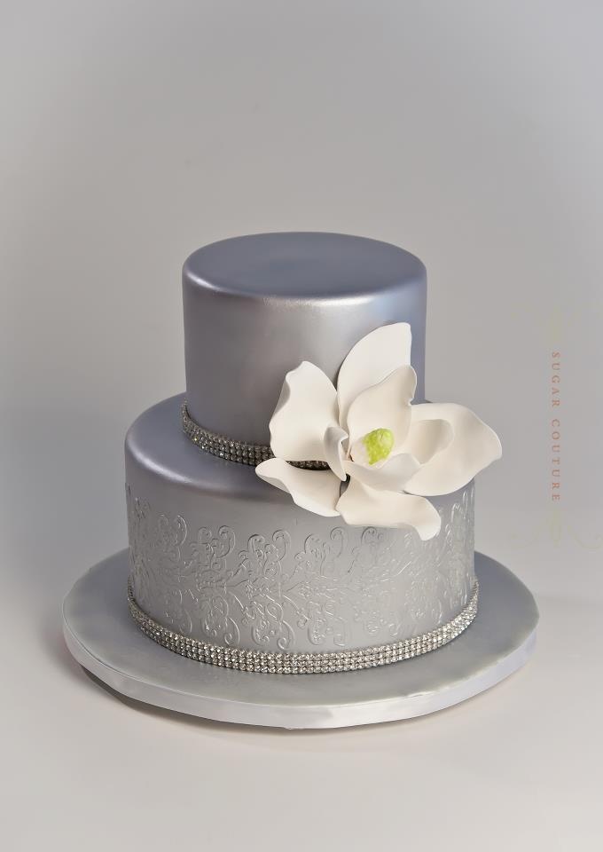 12 Photos of Silver Anniversary Cakes