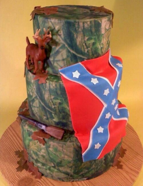 Camo Wedding Cake