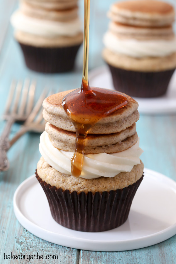 Cinnamon Pancake Cupcakes