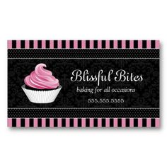 Cupcake Bakery Business Cards