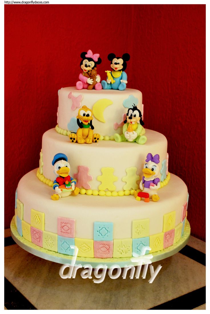 Disney Baby Shower Cake