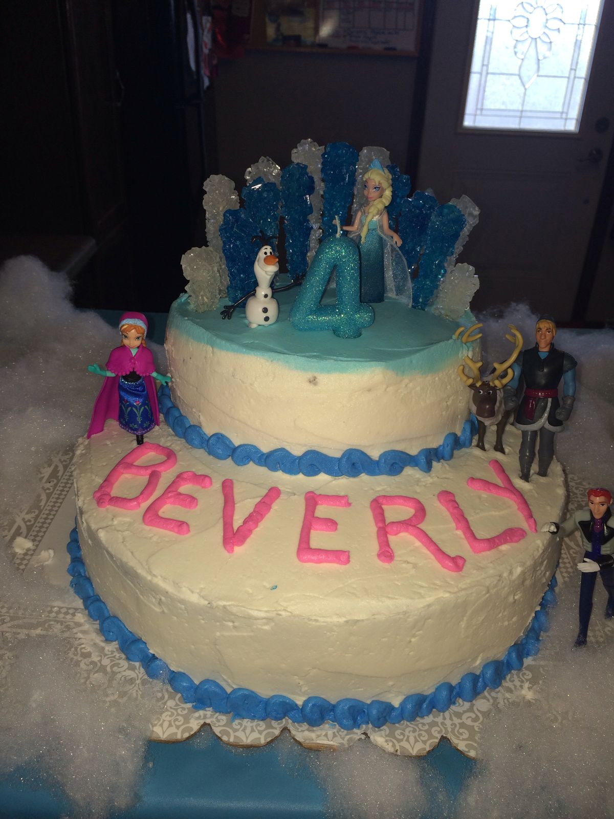 Disney Frozen Birthday Cake