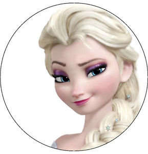 Disney Frozen Elsa Face Cake