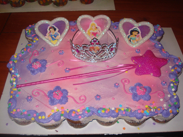 Disney Princess Cupcake Cake