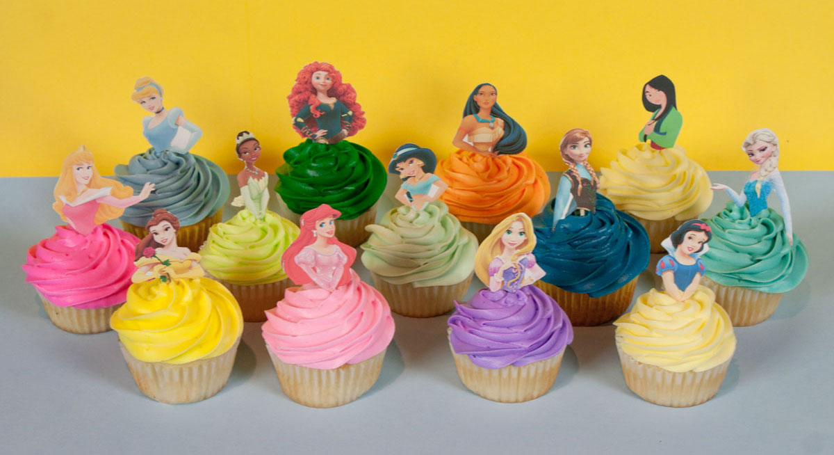 Disney Princess Cupcake Toppers