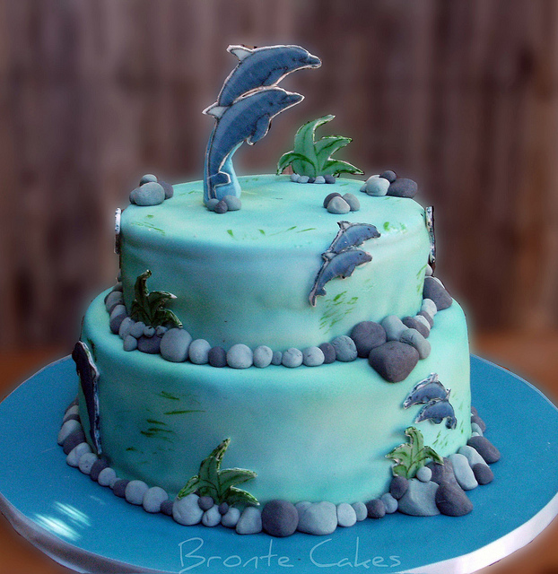 Dolphin Birthday Cake