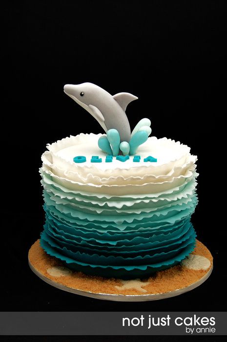 13 Photos of Dolphin Themed Birthday Cakes