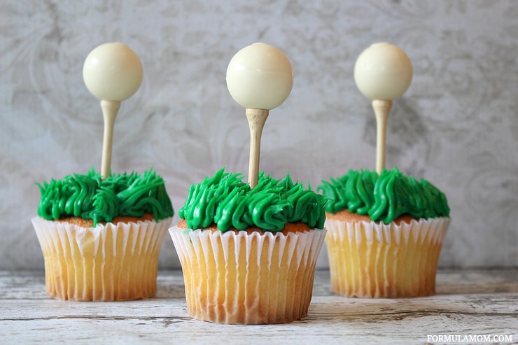 Easy Golf Cupcakes