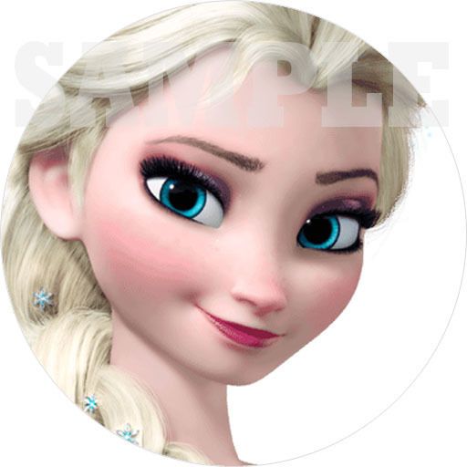 Elsa Frozen Face Cake