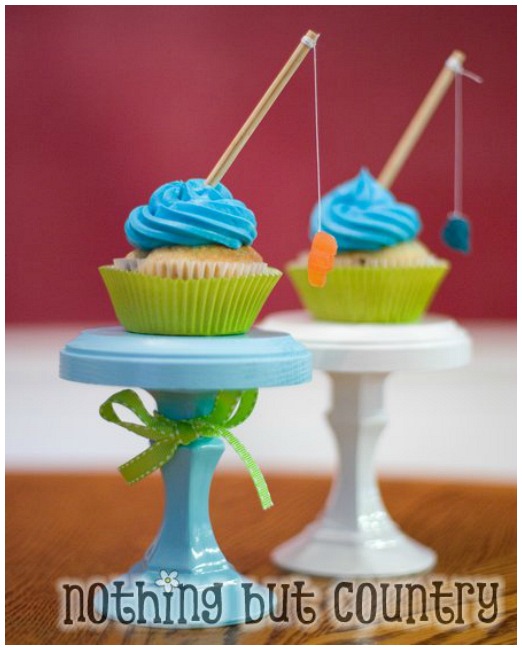 Father's Day Fishing Cupcakes