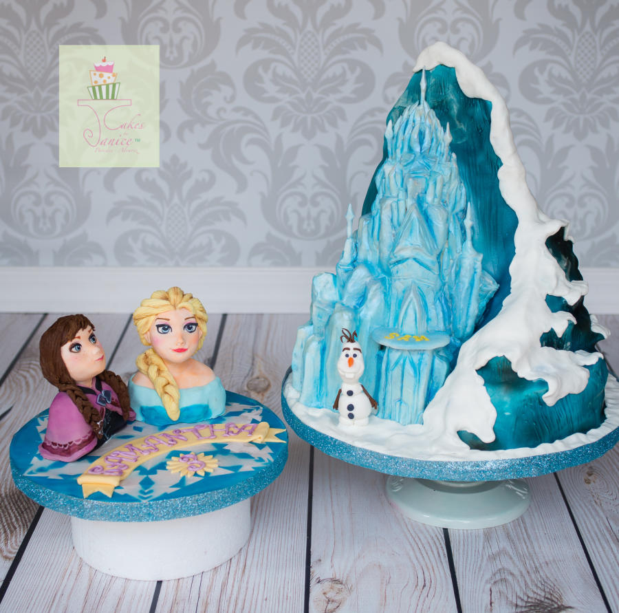 Frozen Castle Cake