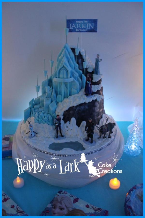 Frozen Ice Castle Cake