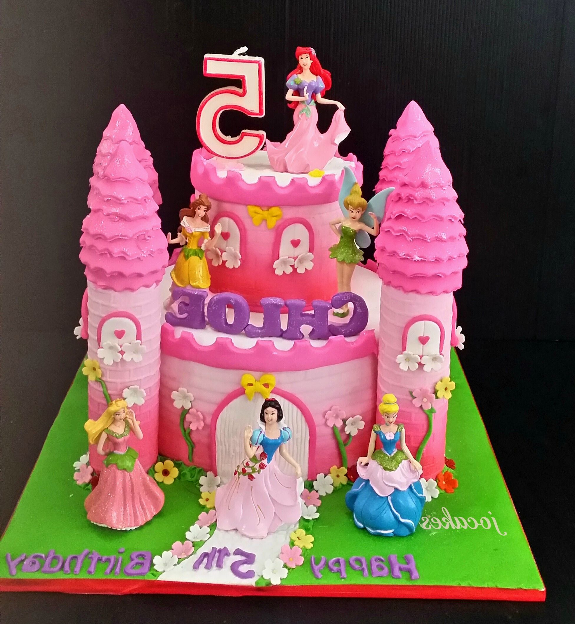 12 Fifth Birthday Cakes Girls Photo - Number 5 Birthday Cakes for Girls ...