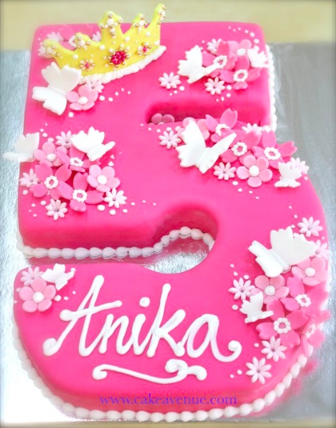 Girls 5th Birthday Cake Ideas