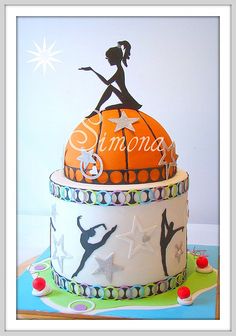 Girly Basketball Cake