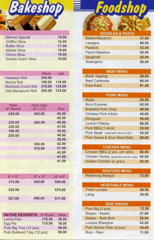 Goldilocks Cake Philippines Price List