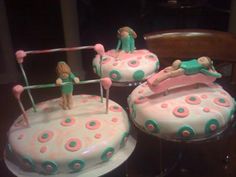 Gymnastics Birthday Cake