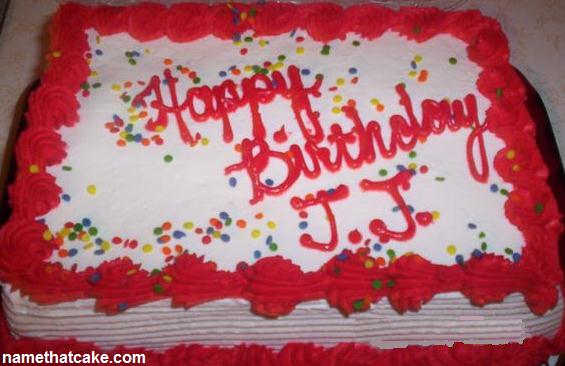 12 Photos of E J Happy Birthday Cakes