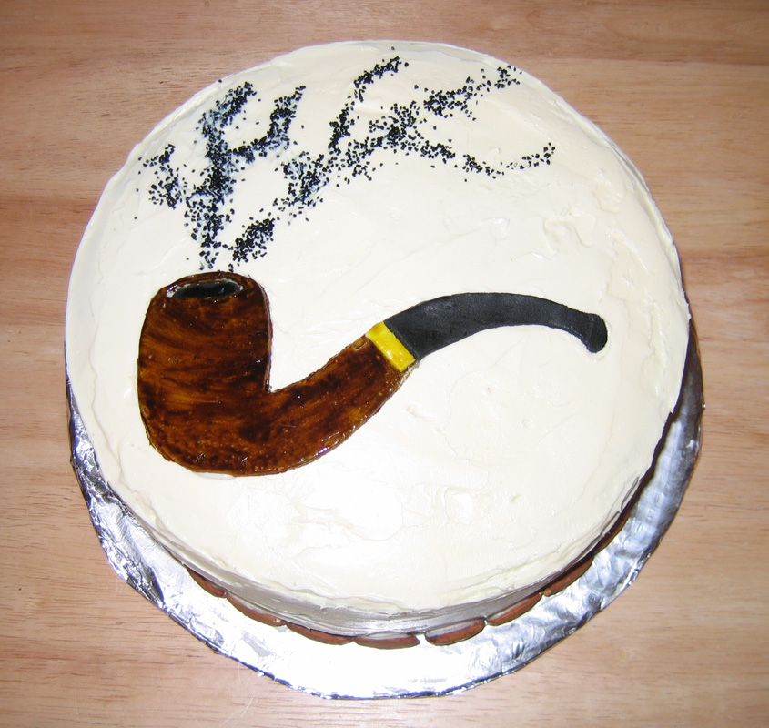 Happy Birthday Cigar Cake