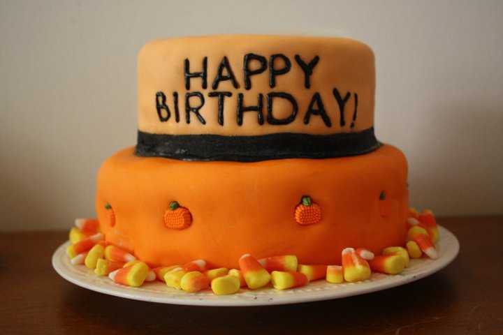 Happy Birthday Halloween Cakes