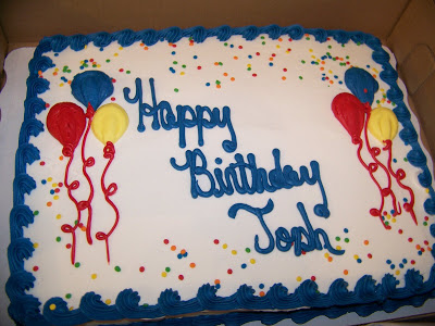 Happy Birthday Josh Cake