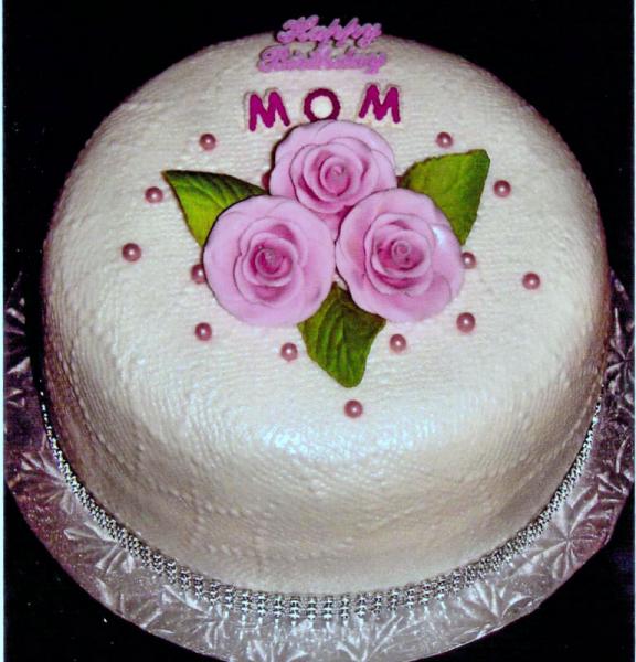 Happy Birthday Mom Cake