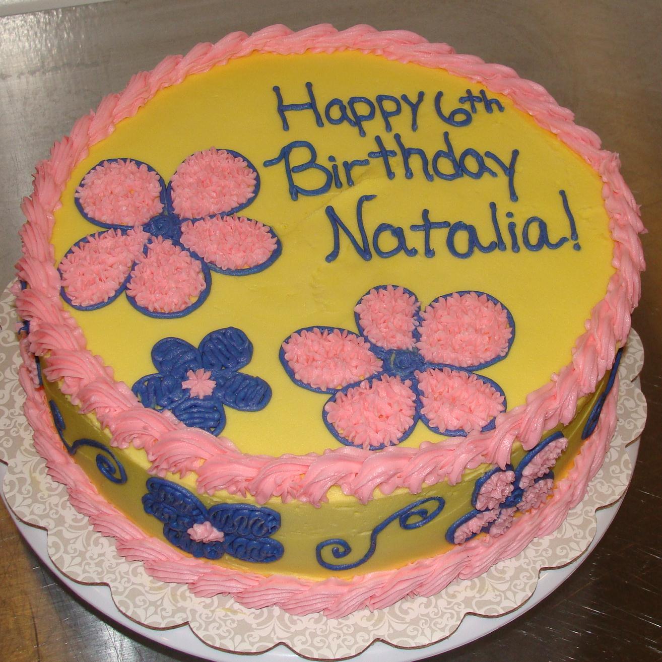 Happy Birthday Natalie Cake