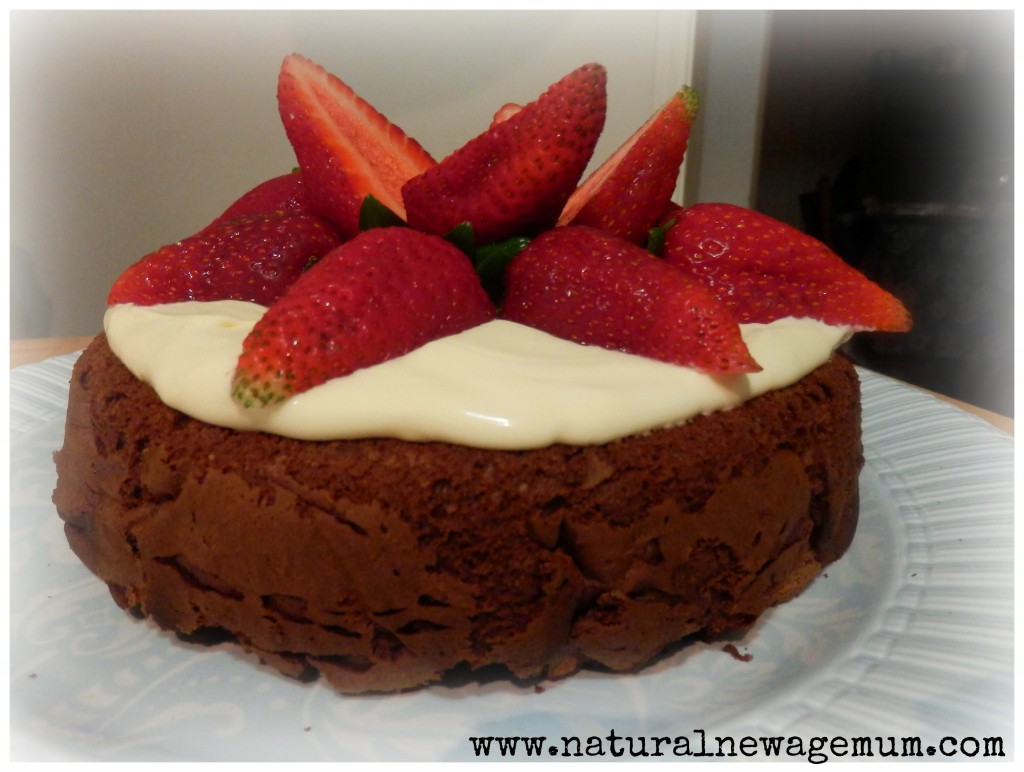 Healthy Chocolate Birthday Cake