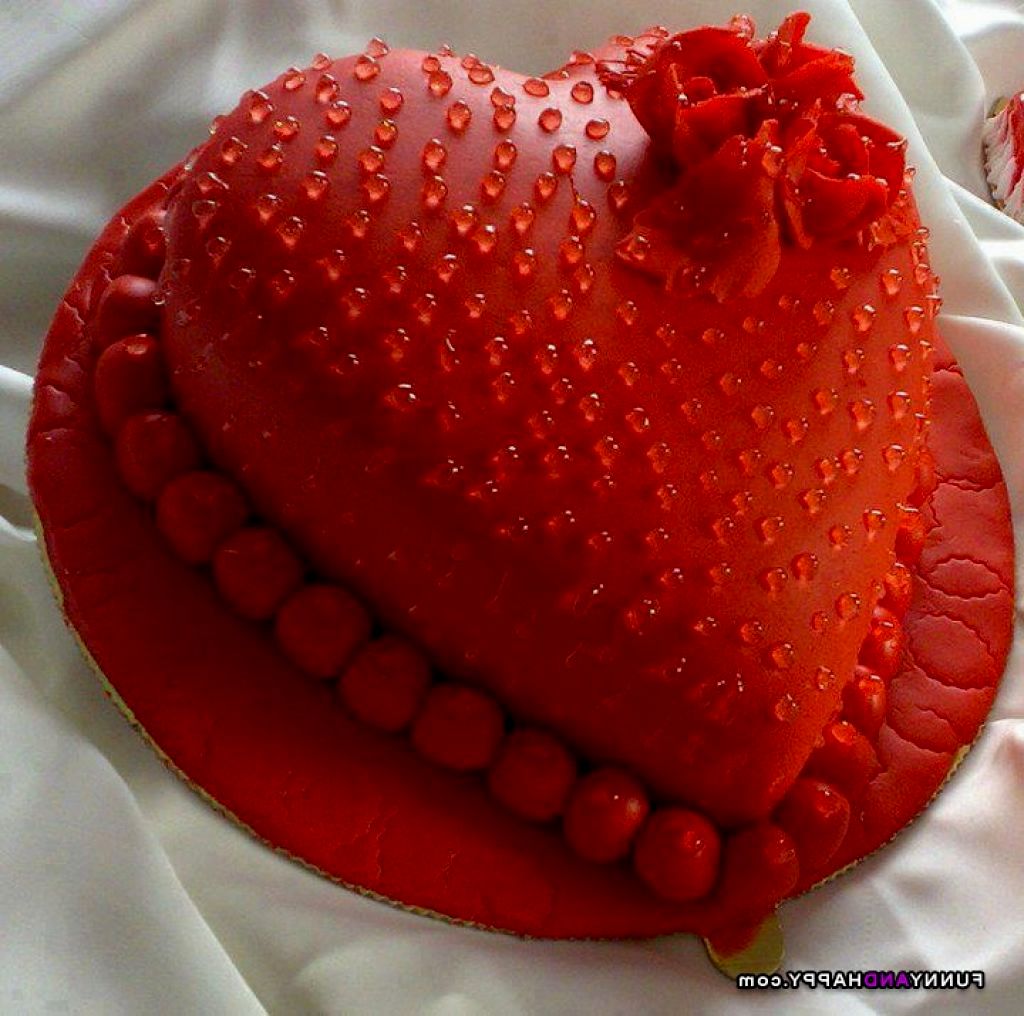 Heart Shaped Birthday Cake