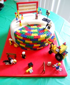 LEGO Birthday Cake Idea