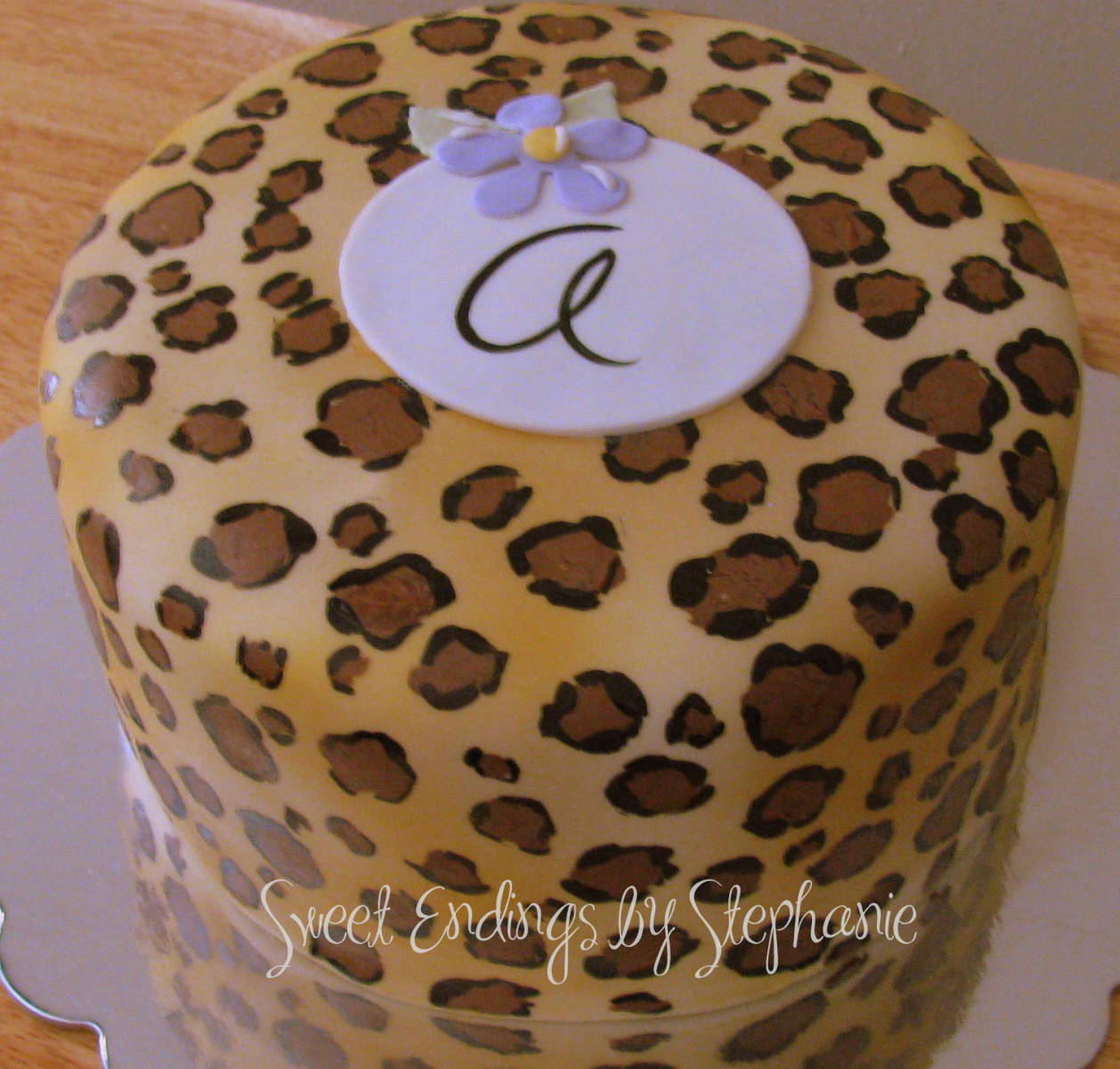 Leopard Print Cake