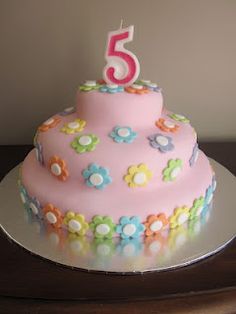 8 Photos of Birthday Cakes For Little Girls 5th Birthday