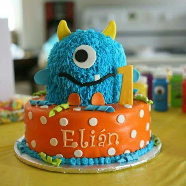 Little Monster Birthday Cake Ideas