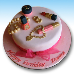 7 Photos of Makeup Birthday Cakes For Women