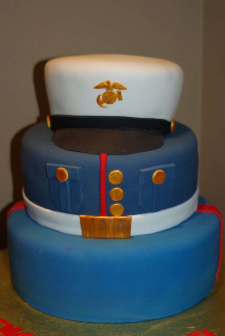 Marine Birthday Cake