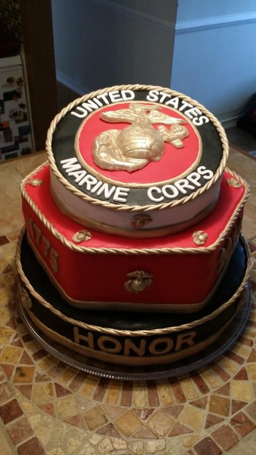 Marine Corps Ball Cake