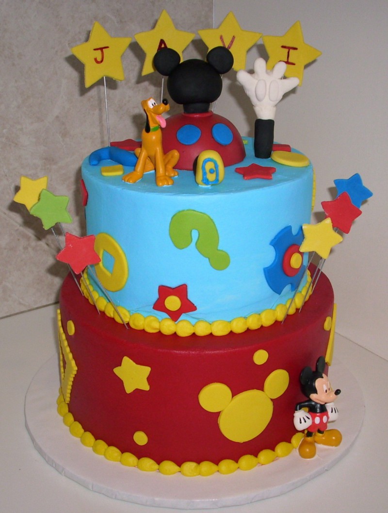 Mickey Mouse Birthday Cake