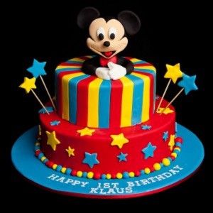 Mickey Mouse Birthday Cake