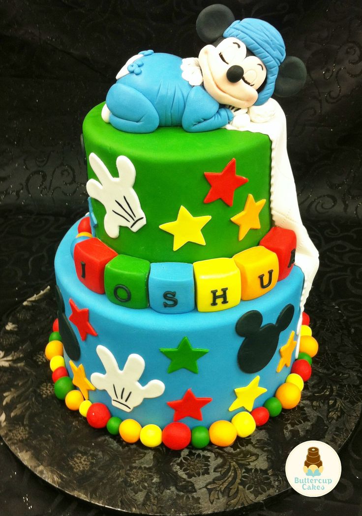 Mickey Mouse Birthday Cake