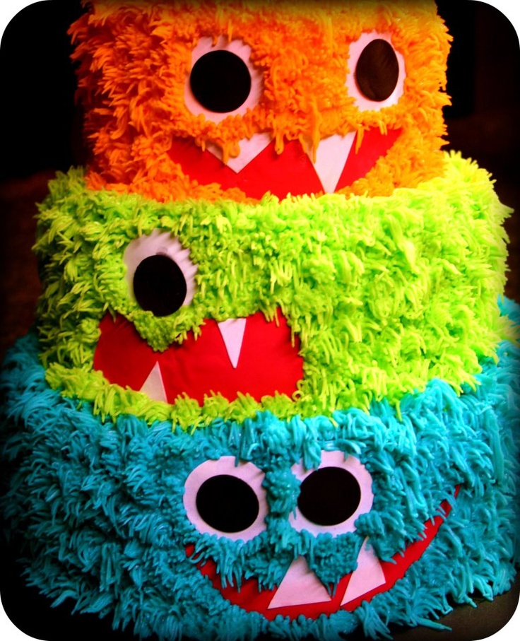 Monster Birthday Party Cake