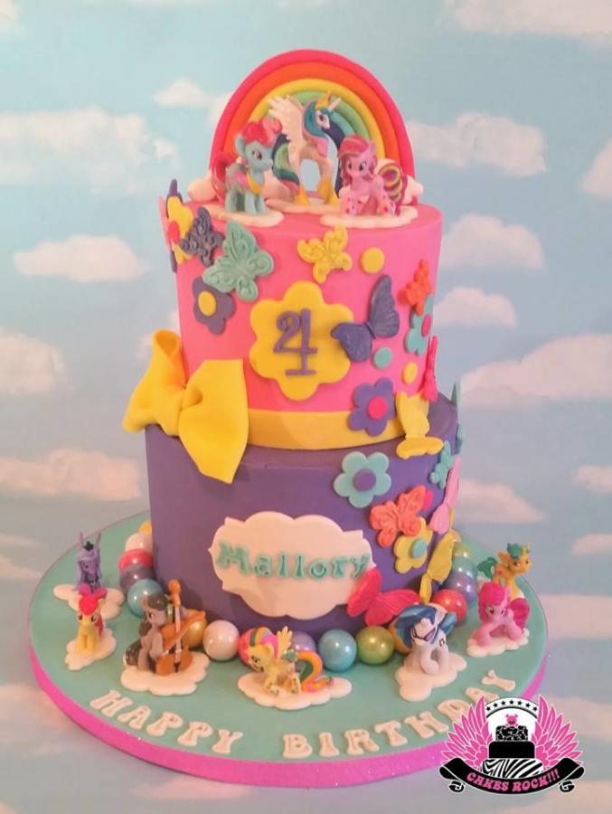 My Little Ponies Birthday Cake