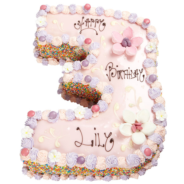 Number Birthday Cakes Designs