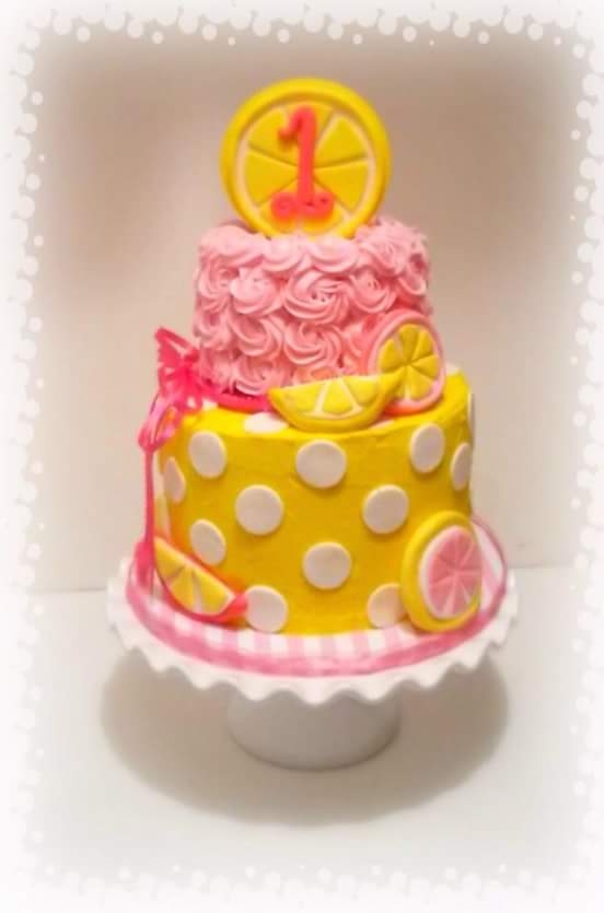 Pink Lemonade Birthday Cake