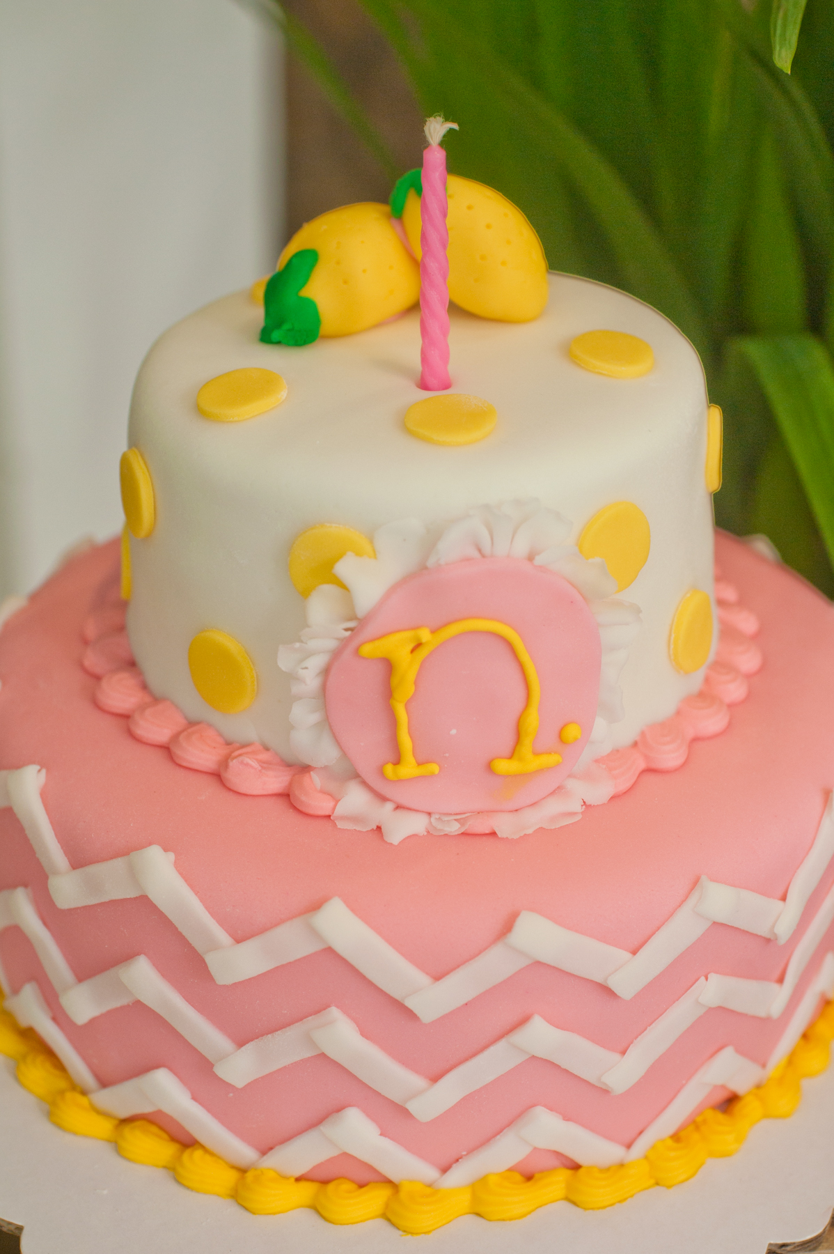 Pink Lemonade Birthday Party Cake