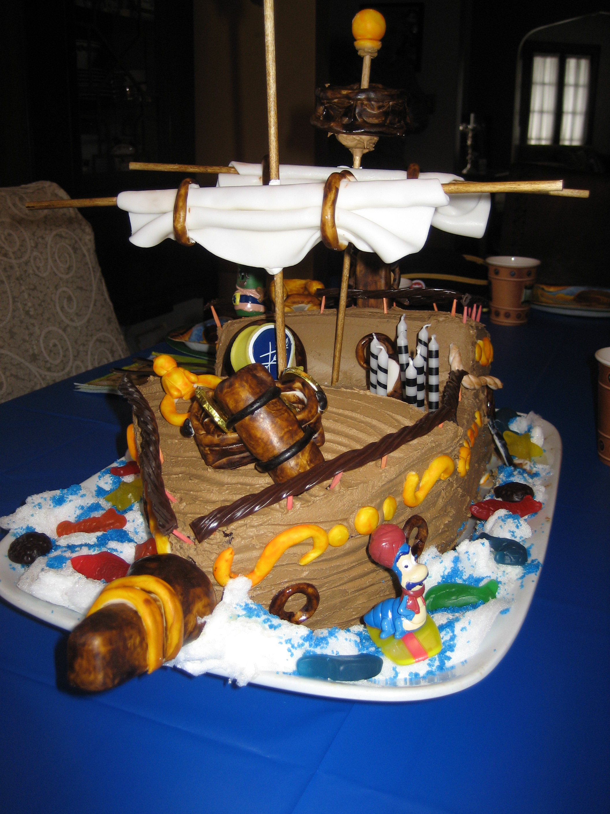 12 Photos of Pirate Ship Birthday Cakes For Kids