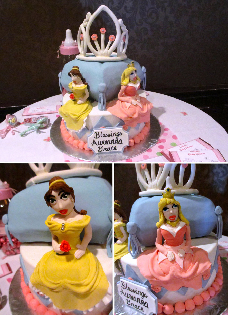 Princess Baby Shower Cake