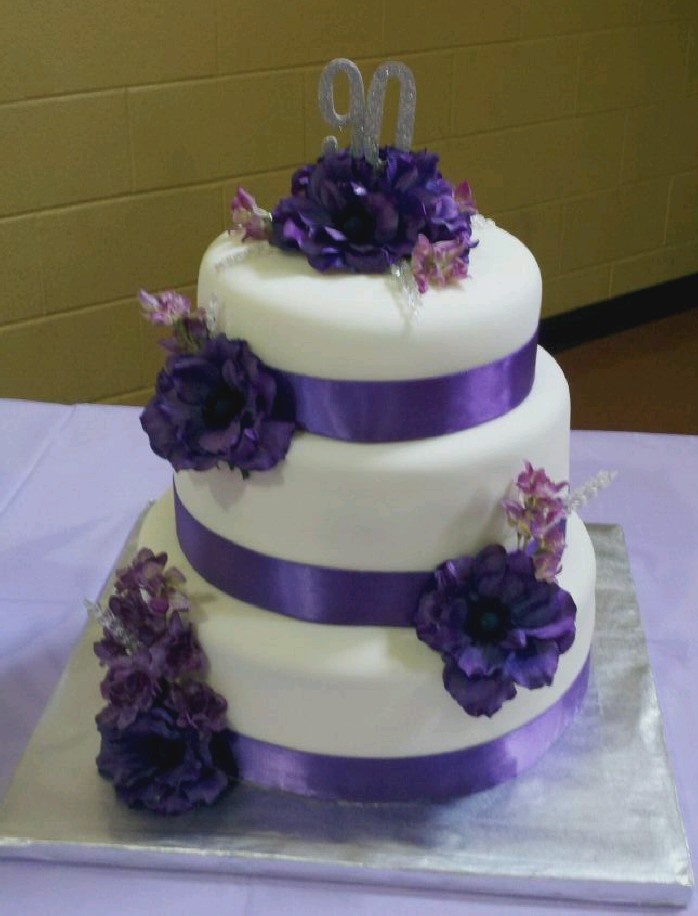 Purple Birthday Cake